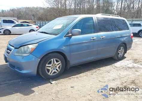 2007 Honda Odyssey Ex from USA, damaged, VIN 5FNRL38477B037484